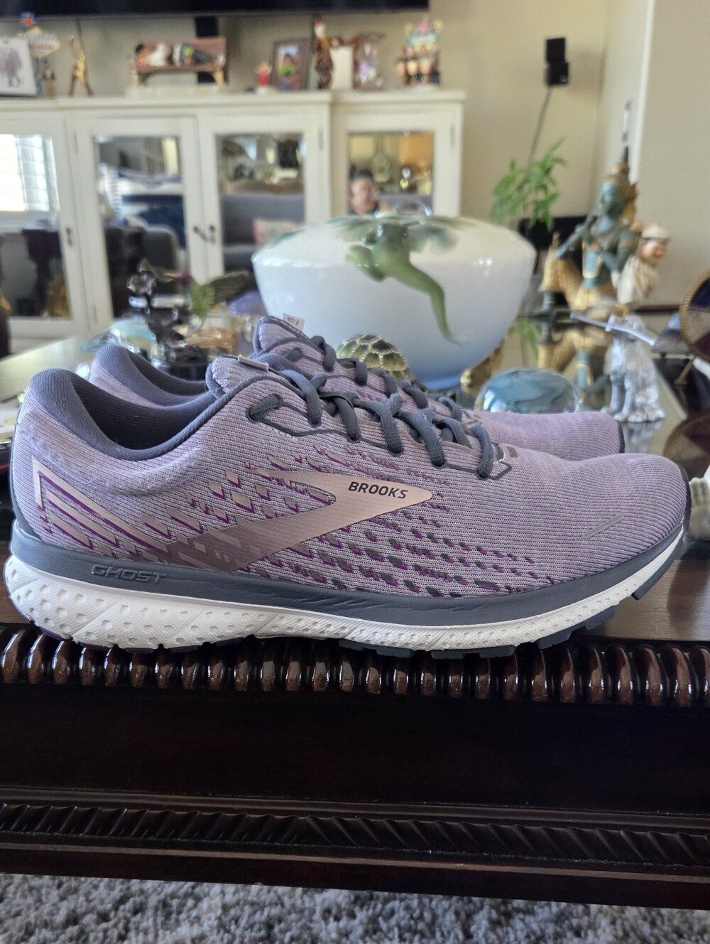 Brooks Ghost 13 Women's Running Shoes in Lavender Gray